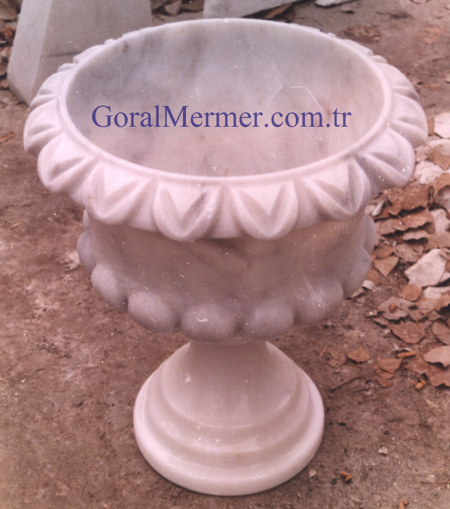 mermer saksı